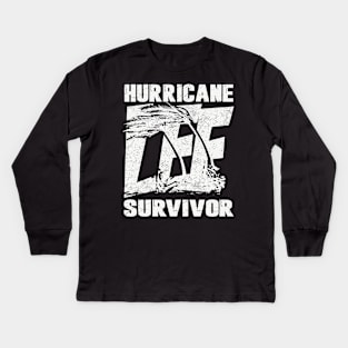 Hurricane Lee Survivor Kids Long Sleeve T-Shirt